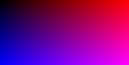 Unzoomed mixture of red and blue blends