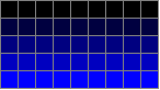 zoomed in top-to-bottom black to blue blend